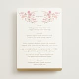 "meadow cross" - Foil-Pressed Menus in Spring by Phrosné Barwood - Front