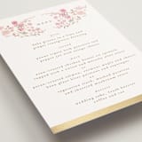 "meadow cross" - Foil-Pressed Menus in Spring by Phrosné Barwood - Detail