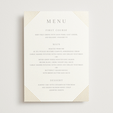 "Song of Solomon" - Foil-Pressed Menus in Slate by Vanessa Doyle - Front
