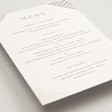 "Song of Solomon" - Foil-Pressed Menus in Slate by Vanessa Doyle - Detail