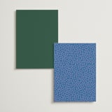 "Indian garden" - Foil-Pressed Menus in Pistachio by Creo Study - Back of Card Options
