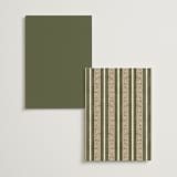 "In The Garden" - Foil-Pressed Menus in Sherbert by Leah Bisch - Back of Card Options