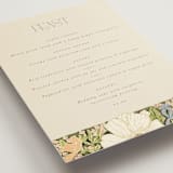 "In The Garden" - Foil-Pressed Menus in Sherbert by Leah Bisch - Detail