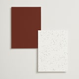 "Brooklyn Bridge" - Foil-Pressed Menus in Chiffon by Cass Loh - Back of Card Options
