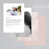 "Forever Elegant" - Foil-Pressed Menus in Mauve by Hooray Creative - Back of Card Options