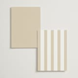 "Gold Crest" - Foil-Pressed Menus in Ivory by Mansi Verma - Back of Card Options