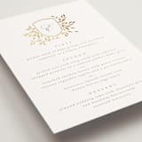 "Aperol" - Foil-Pressed Menus in Chiffon by Kristie Kern - Detail