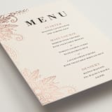 "Mandala Corners" - Foil-Pressed Menus in Peony by Oma N. Ramkhelawan - Detail