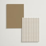 "Gilded Henna" - Foil-Pressed Menus in Lily by Mansi Verma - Back of Card Options