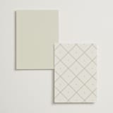 "Luxe Lines" - Foil-Pressed Menus in Champagne by Kristin Oliversen - Back of Card Options