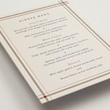 "Equestrian" - Foil-Pressed Menus in Midnight by Sam Dubeau - Detail