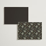 "Flouriishing" - Foil-Pressed Menus in Blush by Susan Moyal - Back of Card Options