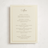 "Ahlum" - Foil-Pressed Menus in Champagne by Deynaaz Daraei - Front
