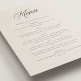 "Tux" - Foil-Pressed Menus in Antique by Nicole Walsh - Detail