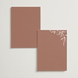 "Lovely" - Foil-Pressed Menus in Creme by Stardust Design Studio - Back of Card Options
