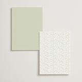 "In the country" - Foil-Pressed Menus in Forest by Paper Sun Studio - Back of Card Options