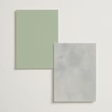 "Love Song" - Foil-Pressed Menus in Meadow by Petra Kern - Back of Card Options