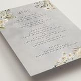 "Love Song" - Foil-Pressed Menus in Meadow by Petra Kern - Detail