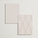 "Classique" - Foil-Pressed Menus in Spun Sugar by Jessica Williams - Back of Card Options