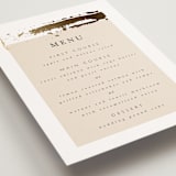 "Modern Serene" - Foil-Pressed Menus in Blush by Hannah Williams - Detail