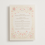 "Victorian" - Foil-Pressed Menus in Versailles by Claudia Orengo - Front