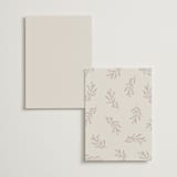 "And Centered" - Foil-Pressed Menus in Cream by Hooray Creative - Back of Card Options