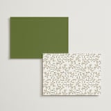 "Harmony" - Foil-Pressed Menus in Summer by Susan Moyal - Back of Card Options