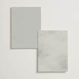 "Effervescent" - Foil-Pressed Menus in Dove by Meggy Masters - Back of Card Options