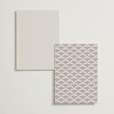 "Deco Nouveau" - Foil-Pressed Menus in Vanilla by Lori Wemple - Back of Card Options