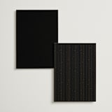 "Unite" - Foil-Pressed Menus in Opal by Leah Bisch - Back of Card Options