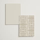 "Ornate Elegance" - Foil-Pressed Menus in Ivory by Maria Hilas-Louie - Back of Card Options