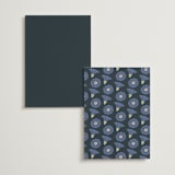"Nouveau" - Foil-Pressed Menus in Lilac by Hudson meet Rose - Back of Card Options