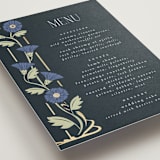 "Nouveau" - Foil-Pressed Menus in Lilac by Hudson meet Rose - Detail