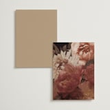 "Rococo" - Foil-Pressed Menus in Pearl by Jenna Holcomb - Back of Card Options
