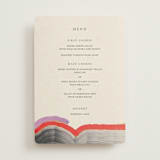 "Agate" - Foil-Pressed Menus in Gem by Sumak Studio - Front