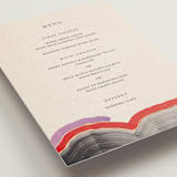 "Agate" - Foil-Pressed Menus in Gem by Sumak Studio - Detail