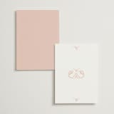 "Bella Bellissima" - Foil-Pressed Menus in Blush by Ani Somi - Back of Card Options