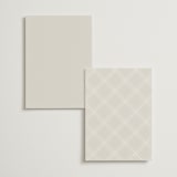 "Grace" - Foil-Pressed Menus in Champagne by Nicole Walsh - Back of Card Options