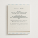 "Emma" - Foil-Pressed Menus in Provincial by Angela Thompson - Front