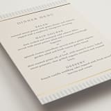 "Emma" - Foil-Pressed Menus in Provincial by Angela Thompson - Detail