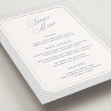 "Seashore" - Foil-Pressed Menus in Coast by Kelly Schmidt - Detail
