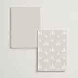 "Gilded Forest" - Foil-Pressed Menus in Snow by Stacy Maalouf - Back of Card Options