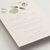 "Sonnet" - Foil-Pressed Menus in Meadow by Kristie Kern - Detail