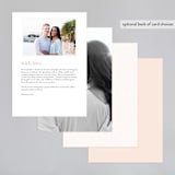 "Solaris" - Foil-Pressed Menus in Blush by Kristie Kern - Back of Card Options