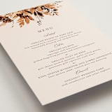 "Wedding in Aspen" - Foil-Pressed Menus in Rust by Chris Griffith - Detail
