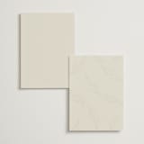 "Branched" - Foil-Pressed Menus in Almond by Brianne Larsen - Back of Card Options