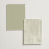 "Villa" - Foil-Pressed Menus in Leaf by Kristie Kern - Back of Card Options