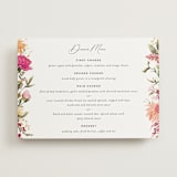 "Lush" - Foil-Pressed Menus in Magenta by Susan Moyal - Front