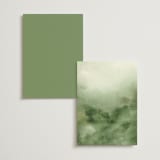 "Great Outdoors" - Foil-Pressed Menus in Forest by Petra Kern - Back of Card Options