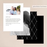 "Lasting love" - Foil-Pressed Menus in Gold by Stacey Meacham - Back of Card Options